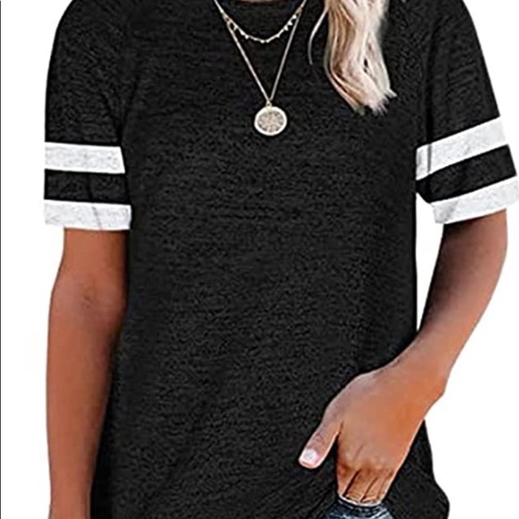 Womens Tops Casual T-Shirt Tunics Cotton Knits Tees -brand new in package - Picture 3 of 4